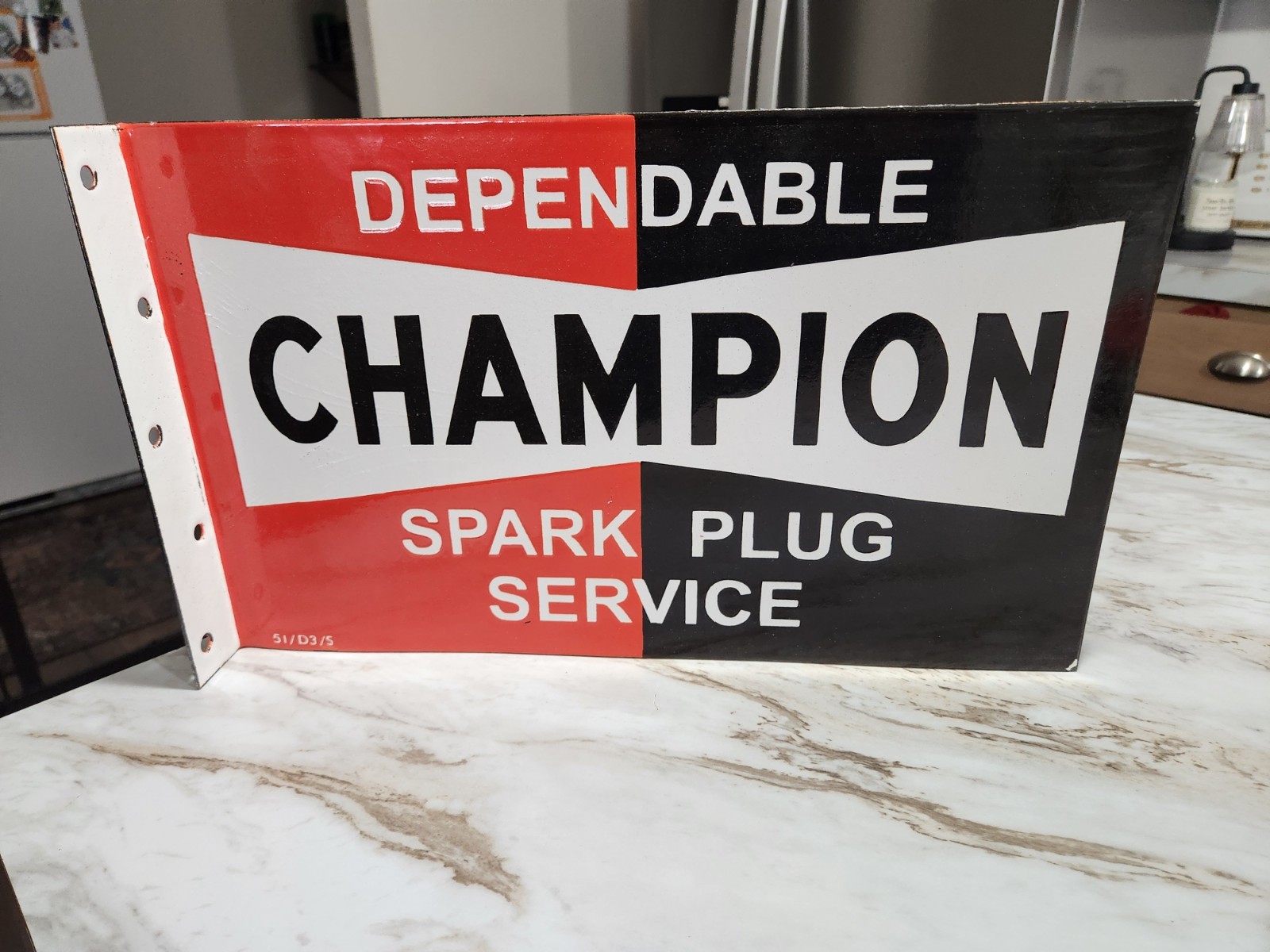 Porcelain Sign, Double Sided 