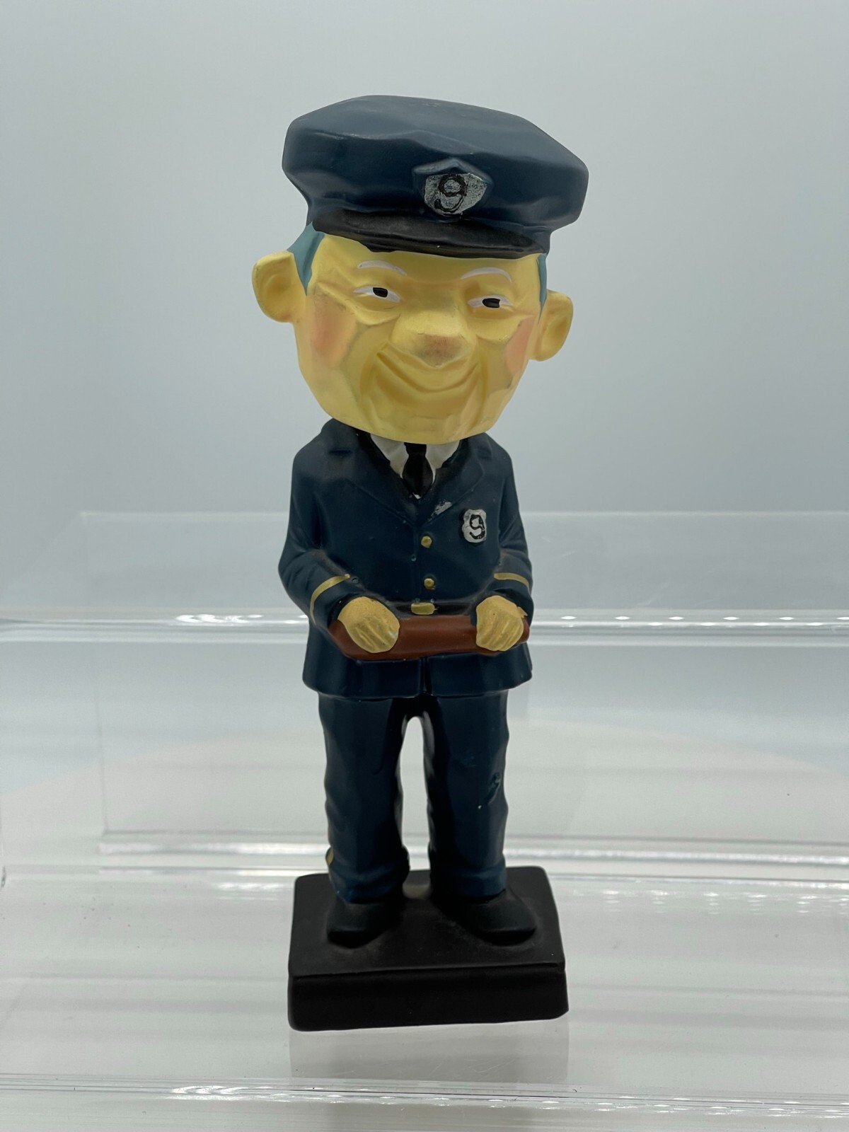 Ceramic Japan Police Officer Bobblehead Nodder 6.5\
