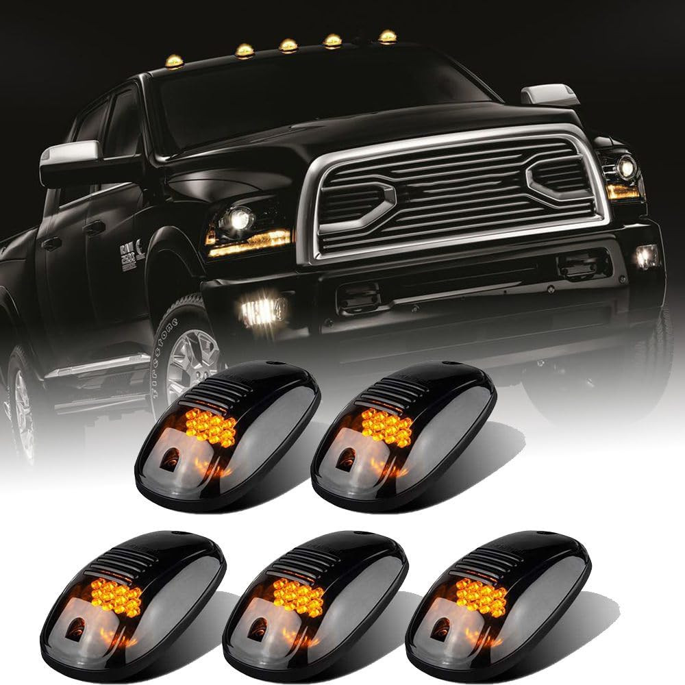 Amber LED Cab Marker Light Kit Pickup Trucks Dodge Ram 1500 2500 3500 4500 5500