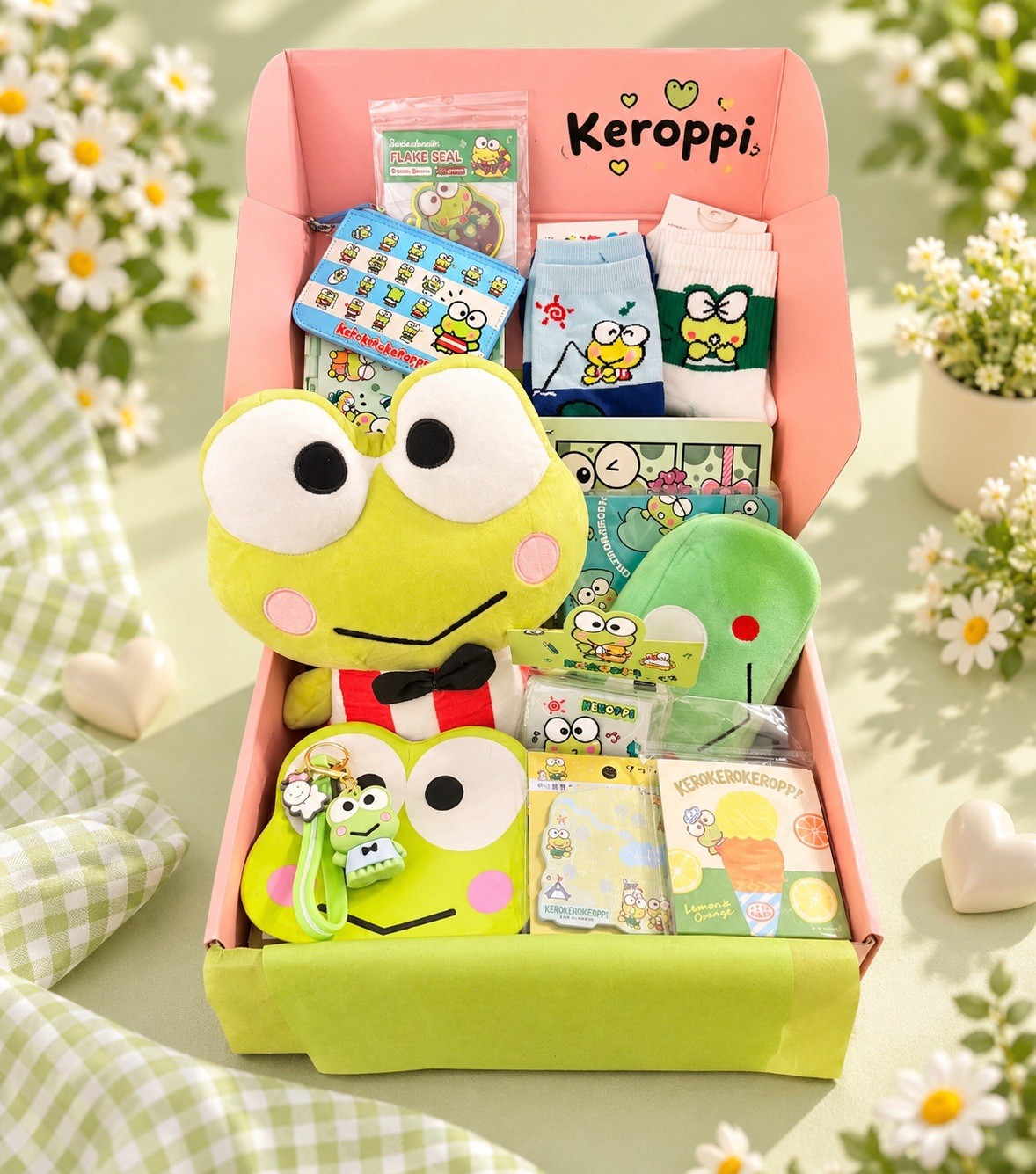 Sanrio Keroppi Premium Gift Set- Stationary, Personal Care, Collectors Items Sanrio Keroppi Premium Gift Set- Stationary, Personal Care, Collectors Items