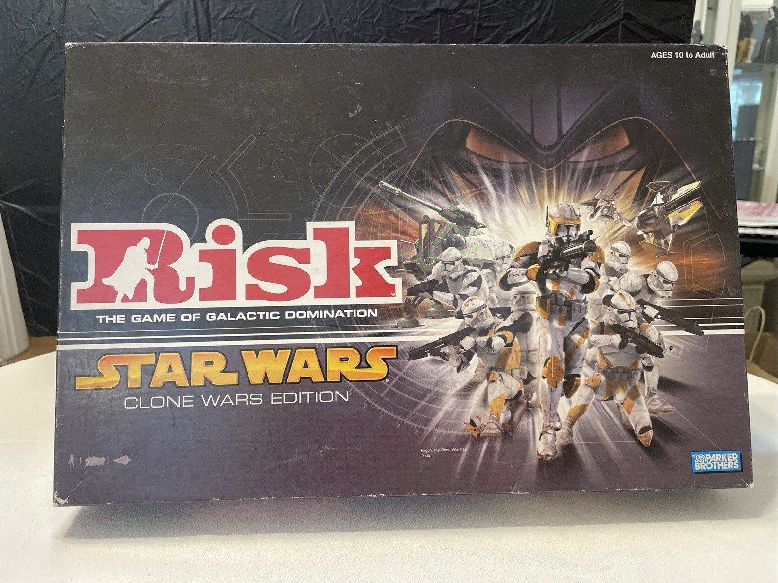 Parker Brothers Star Wars Risk Board Game Clone Wars Edition 2005 COMPLETE VG M