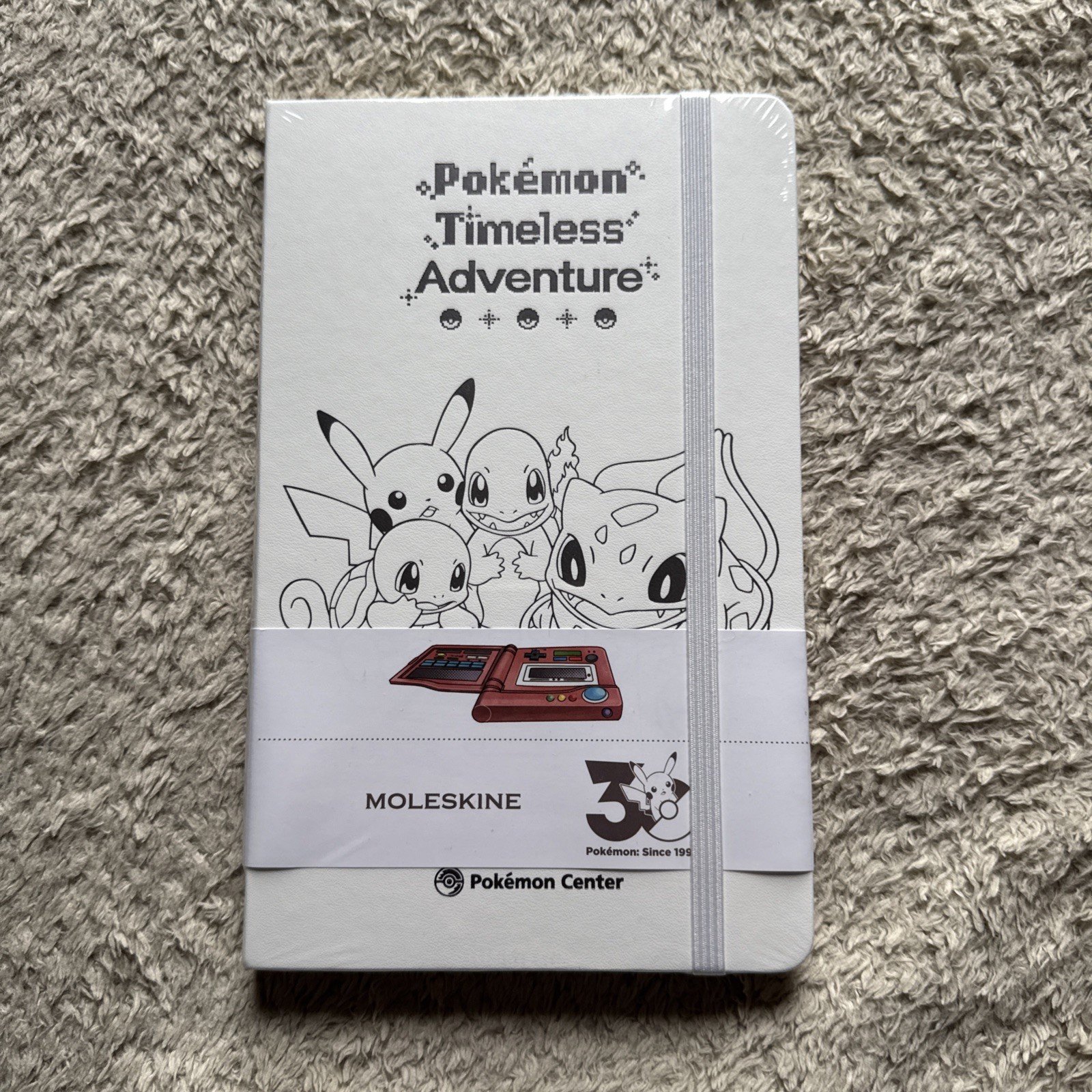 Pokemon Center 30th Anniversary Moleskine Notebook Pokedex Red Green Kanto Japan