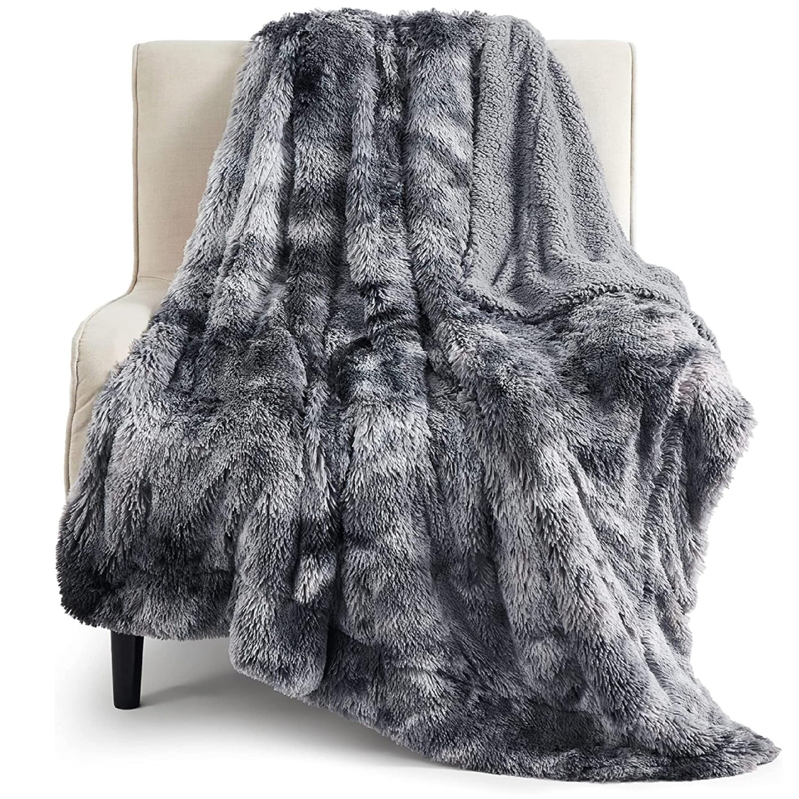 Bedsure GentleSoft Fluffy Fuzzy Faux Fur Throw (50\ Bedsure GentleSoft Fluffy Fuzzy Faux Fur Throw (50\