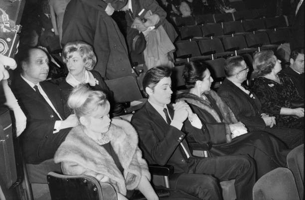 Tania Beryl and Alain Delon France Historic Old Photo