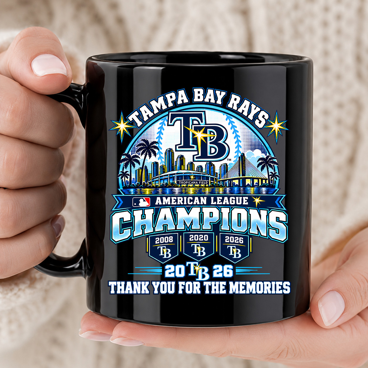 Tampa Bay Rays 2026 American League Champions Mug - Mug 11oz, V04 Tampa Bay Rays 2026 American League Champions Mug - Mug 11oz, V04