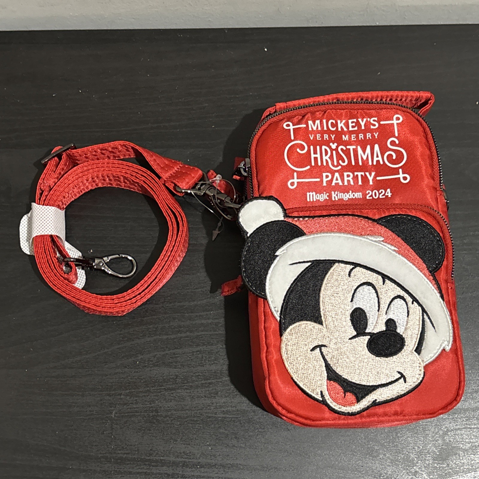 Disney Parks Mickey's Very Merry Christmas Party Lug Skeeter Crossbody NWOT 2024
