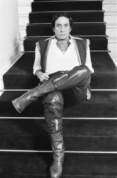 Bob Guccione seen here penthouse flat New York 5th May 1982 B- 1982 Old Photo 10