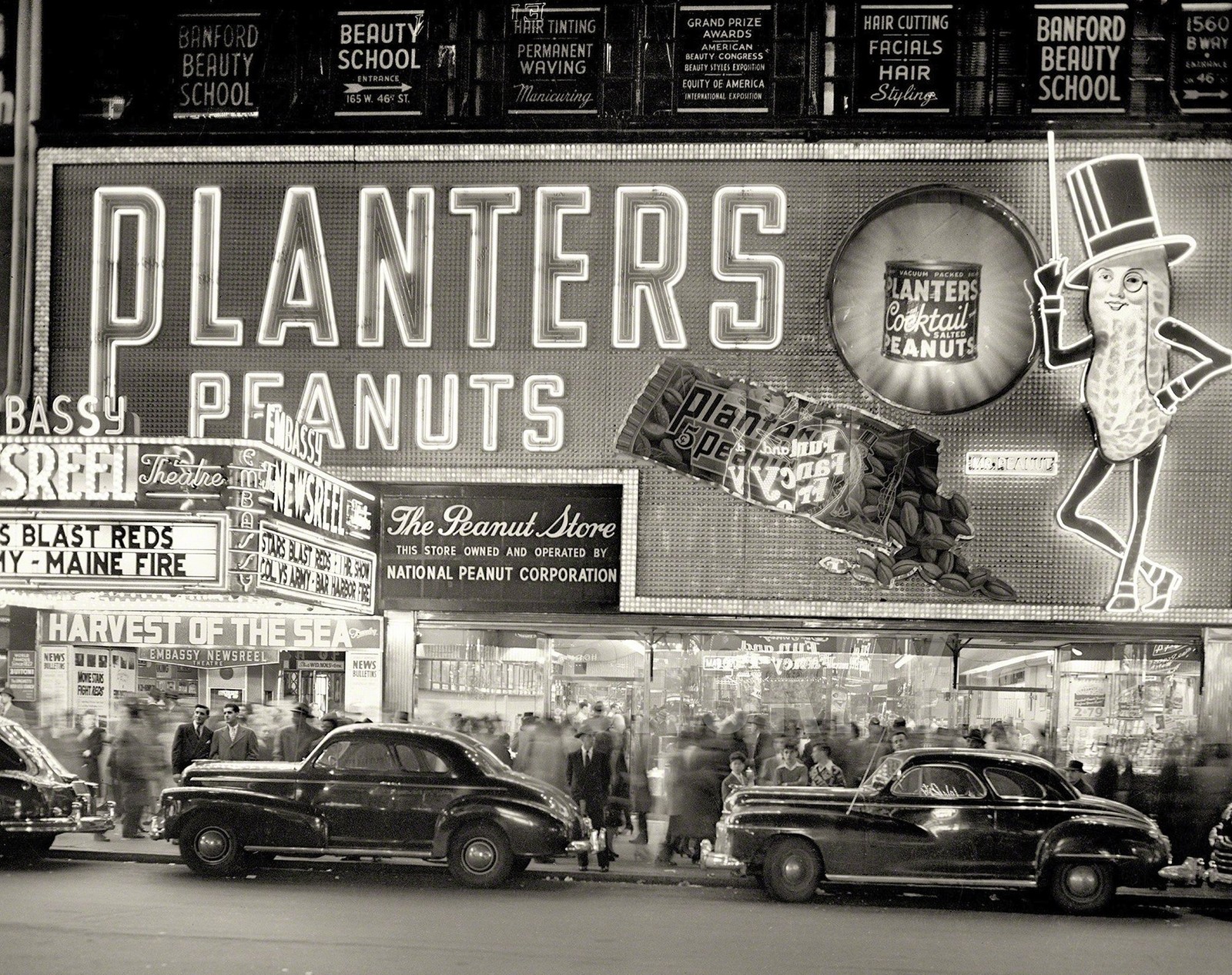 1947 NATIONAL PEANUT COMPANY STORE, New York PHOTO (154-s )