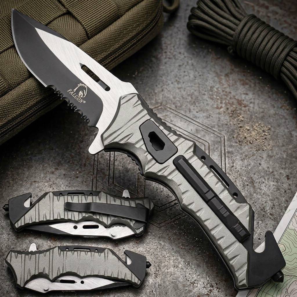 8” Outdoors Man Bushcraft Hunting EDC Everyday Pocket Knife, Camping Gear EDC 8” Outdoors Man Bushcraft Hunting EDC Everyday Pocket Knife, Camping Gear EDC