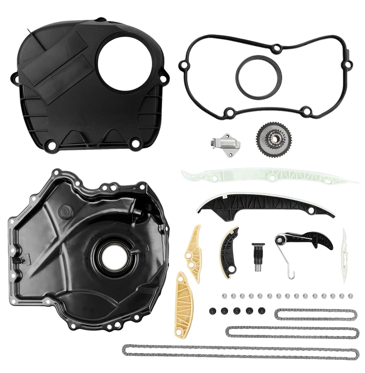 Engine Timing Chain Kit and Cover Gasket EA888 1.8&2.0L For Audi Q5 Volkswagen