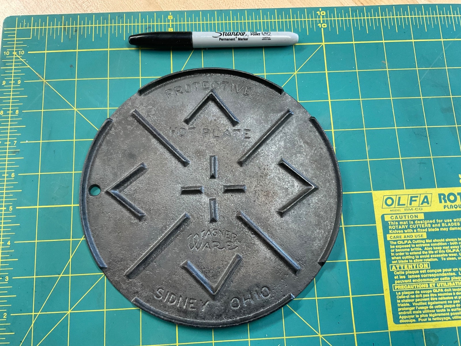 Wagner Ware Protective Hot Plate Sidney Ohio 1309 C