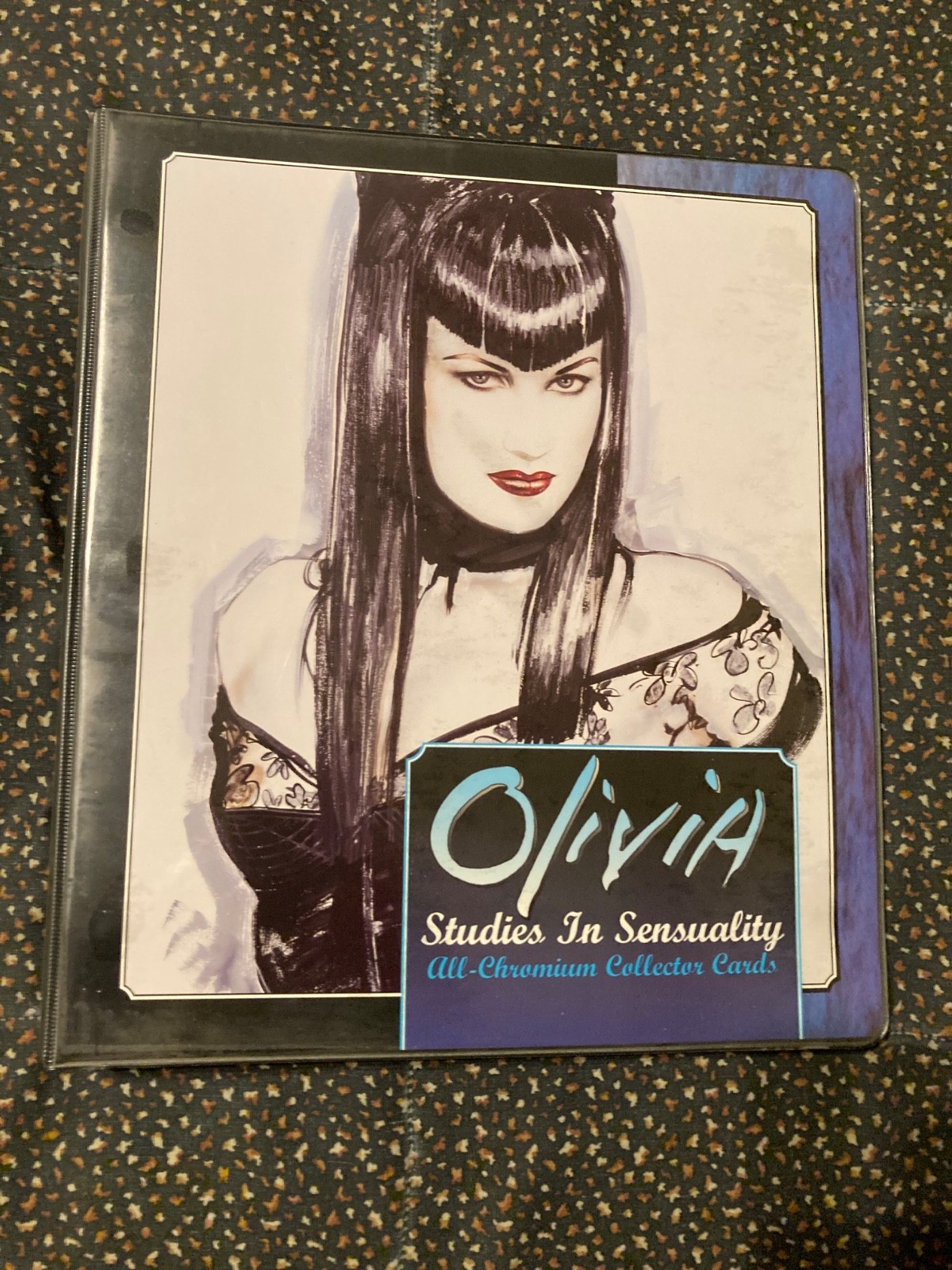 OLIVIA Studies in Sensuality All-Chromium Collector Cards [90] In Binder 1995