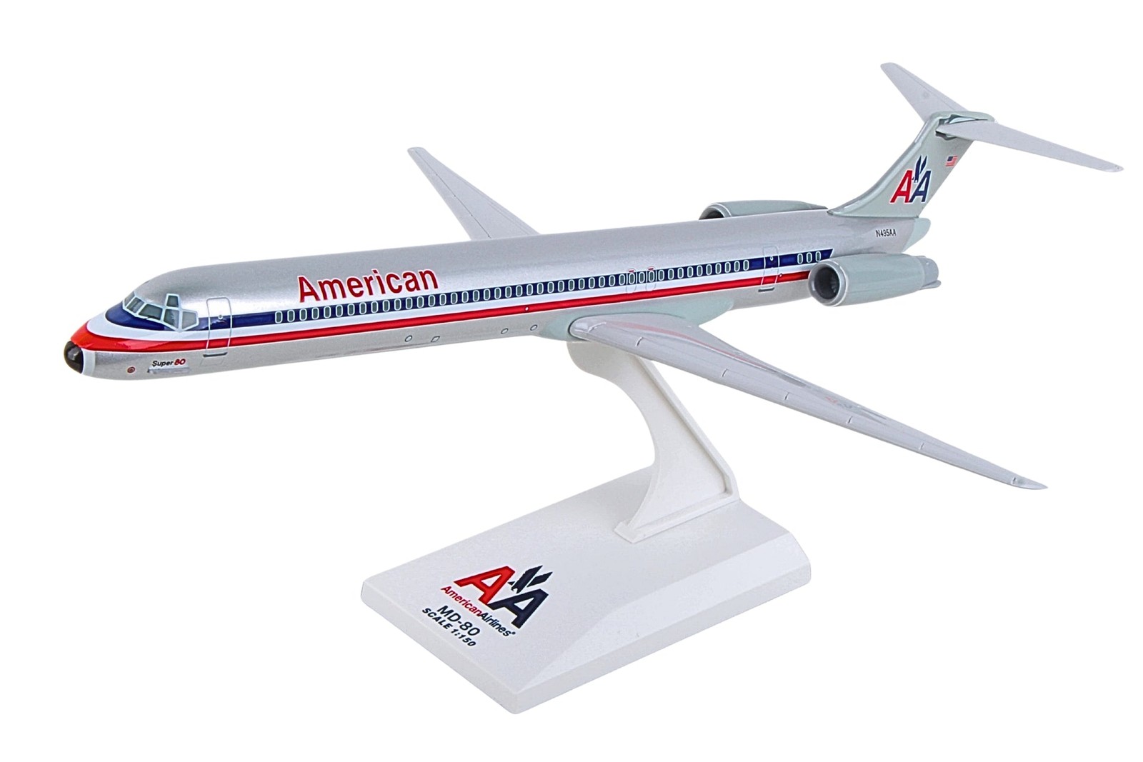 Skymarks SKR087 American Airlines Douglas MD-80 N495AA Desk Display 1/150 Model