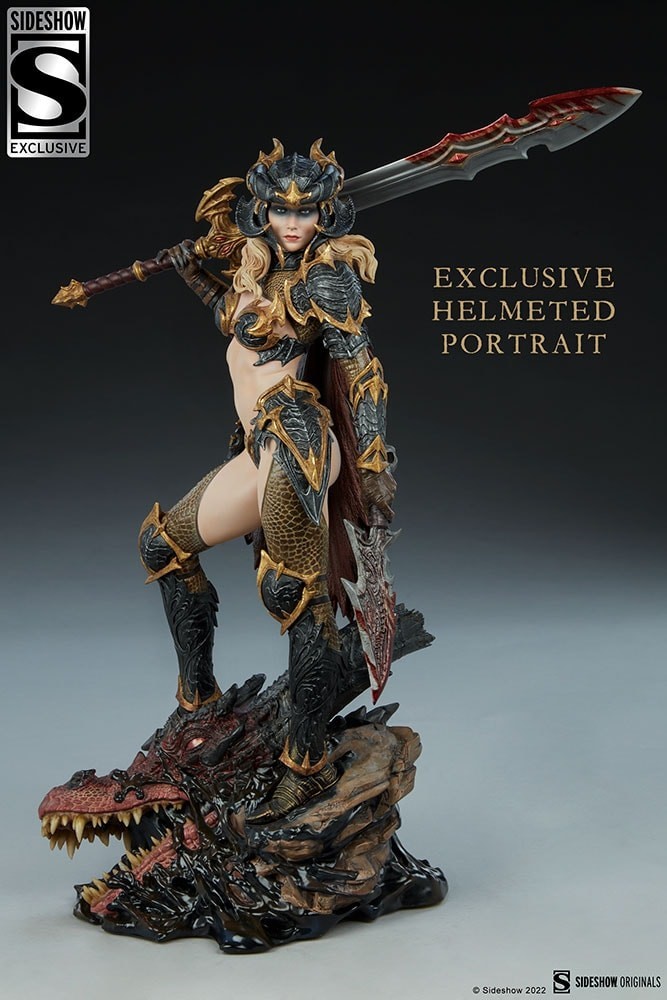 Sideshow Dragon Slayer Warrior Forged In Flame Exclusive Premium Format Statue