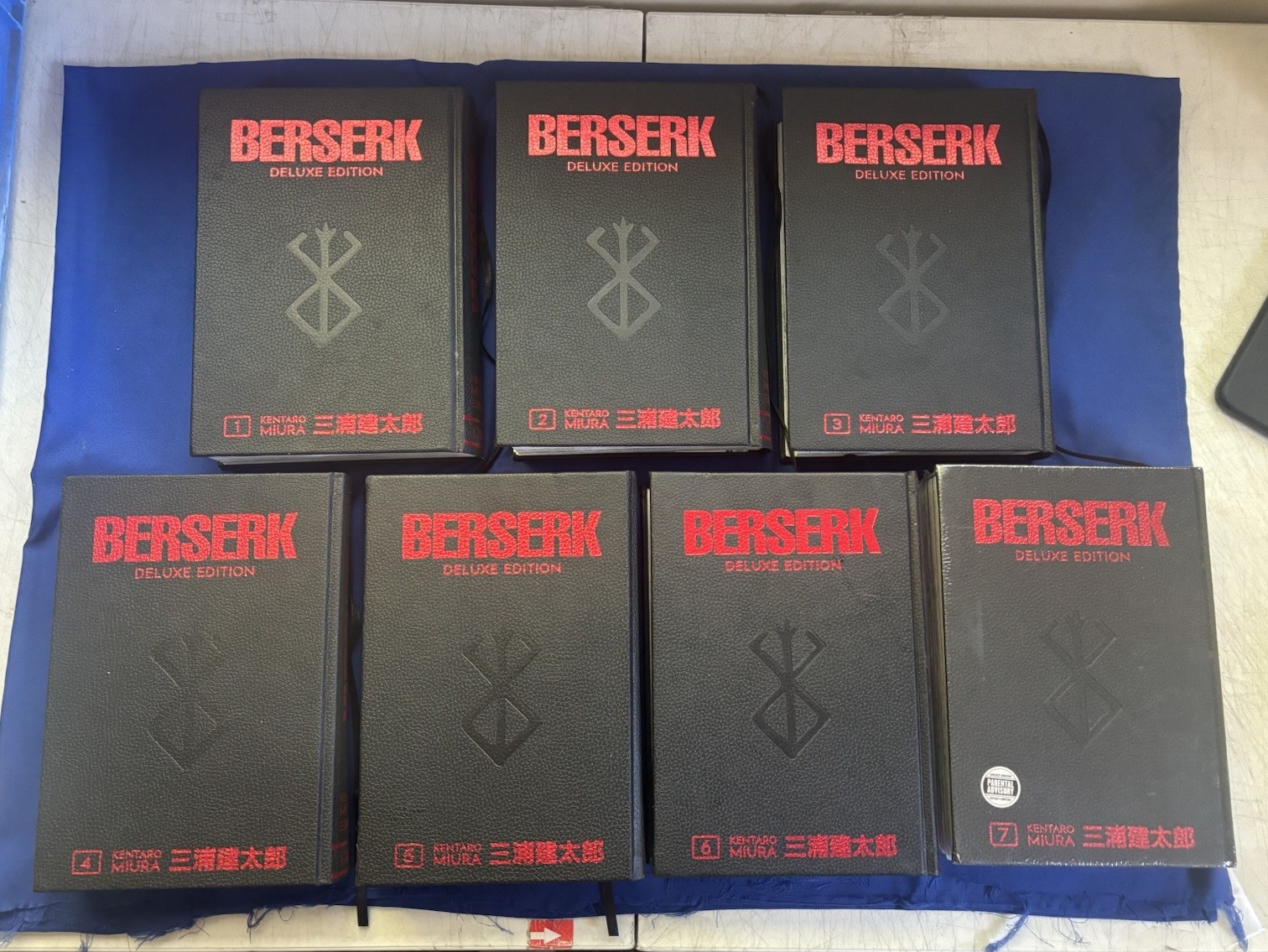 Berserk Deluxe Edition Vol. 1-7 Kentaro Miura Manga Hardcover English 