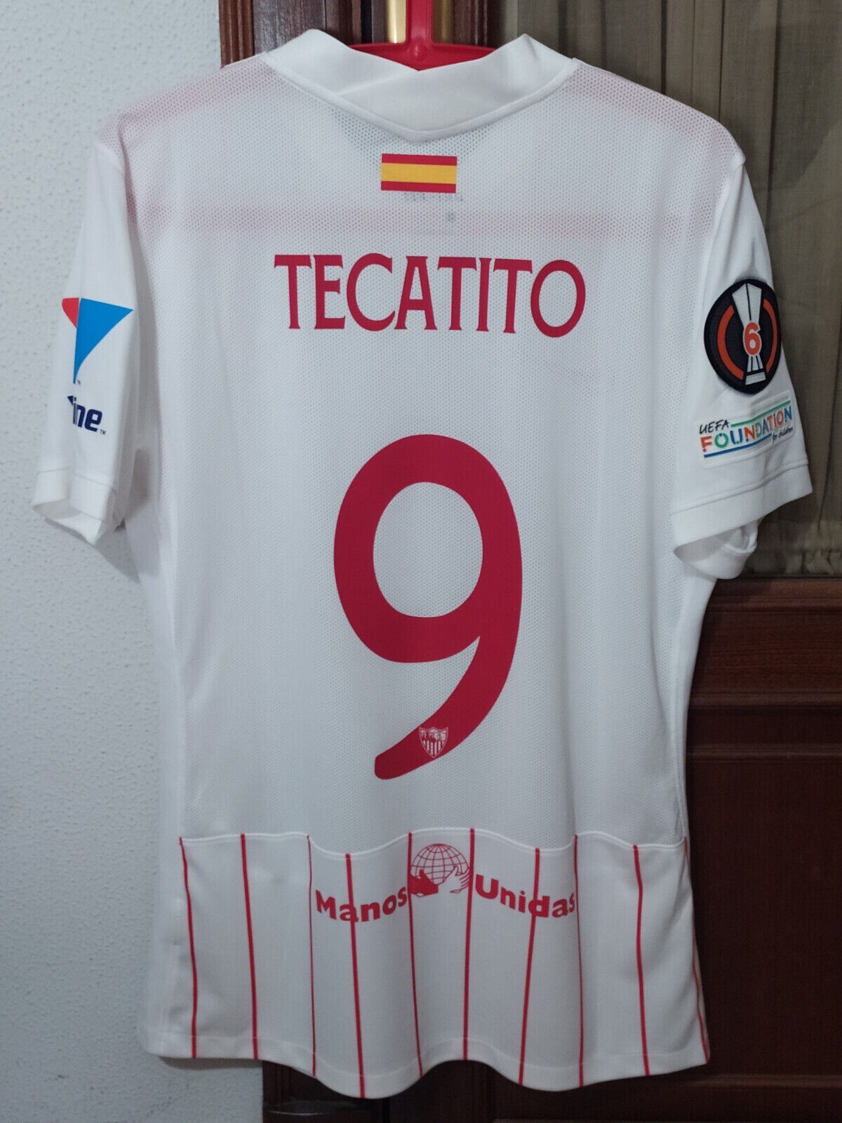 Matchworn shirt FC Sevilla Jesus Corona Tecatito Mexico camiseta 2022