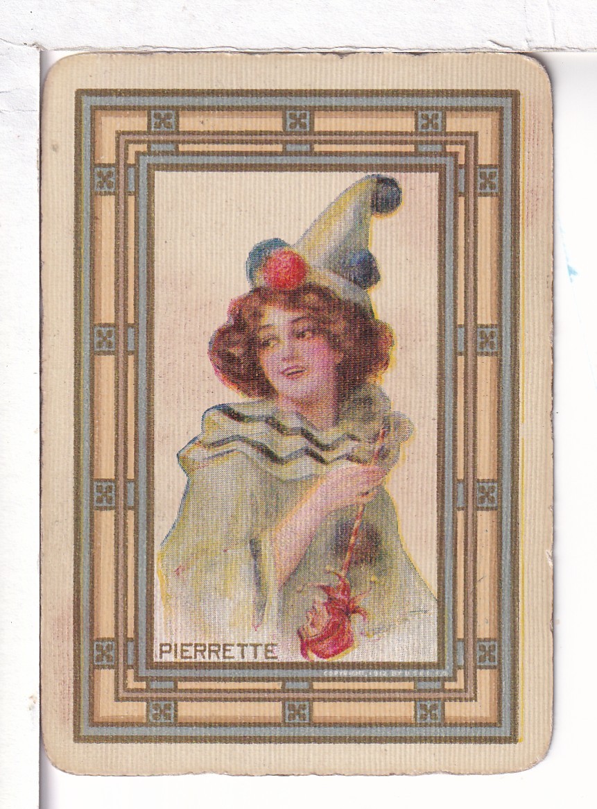 Single Vintage Playing Card U.S. Wide Named \