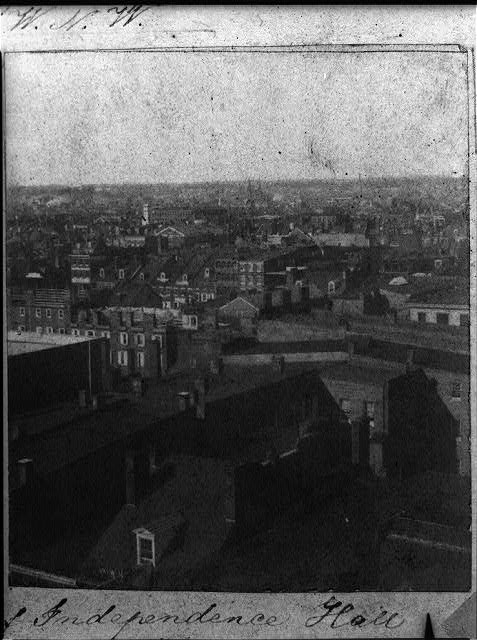 Photo:Philadelphia PA Market St Independence Hall 1859 City View
