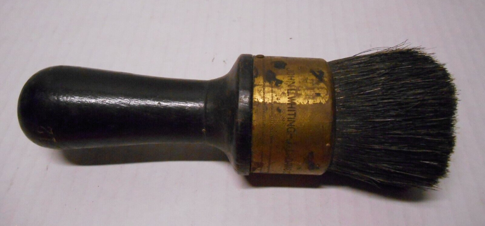 Antique 1800\'s John L. Whiting - J.J. Adams Co | Nubian Stencil Brush