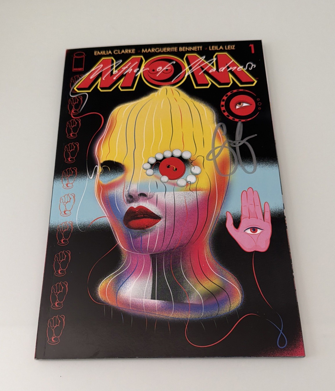 M.O.M. Mother of Madness #1 (Image Comics July 2021) Signed Emilia Clarke JSA 