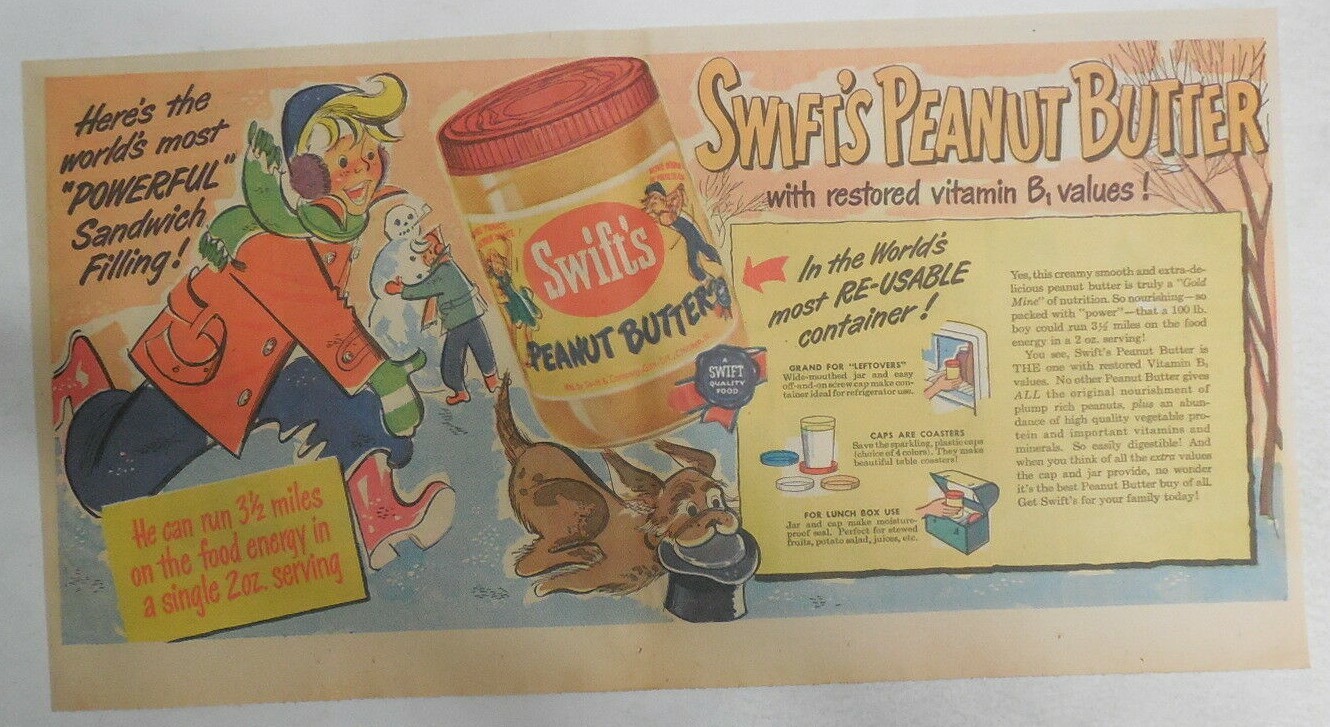 Swift\'s Peanut Butter Ad: Most \