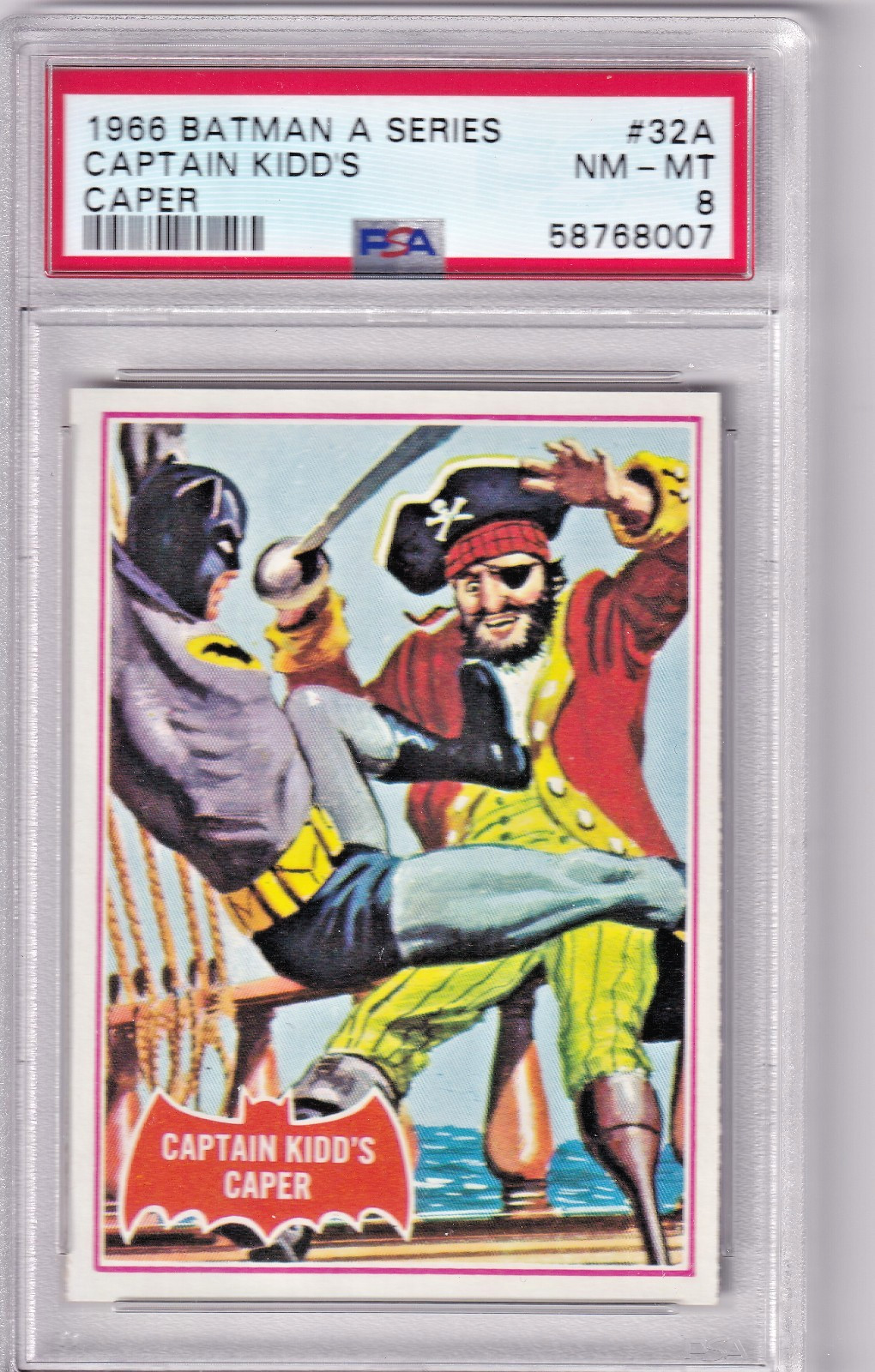 Batman 1966 A Series Captain Kidd's Caper #32A PSA 8 LOW POP / 22 HIGHER