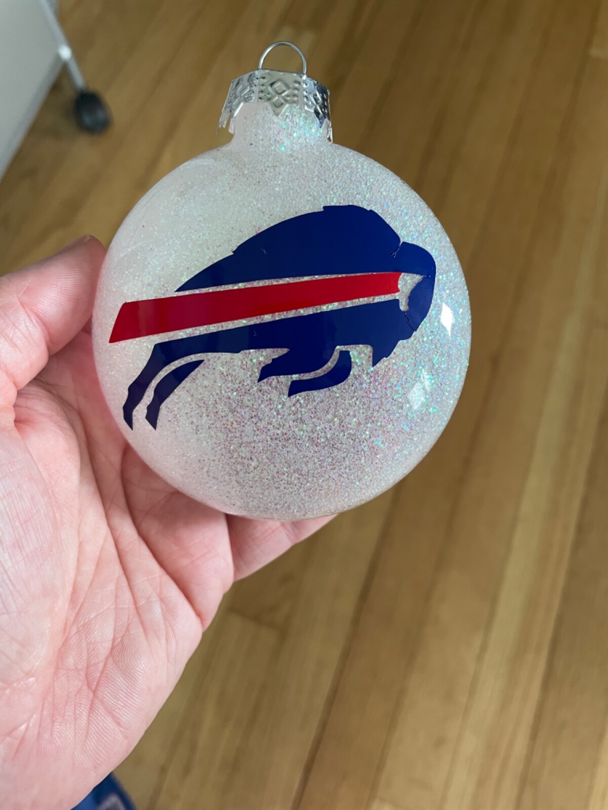 Handmade “Buffalo Bills” Christmas Ornament