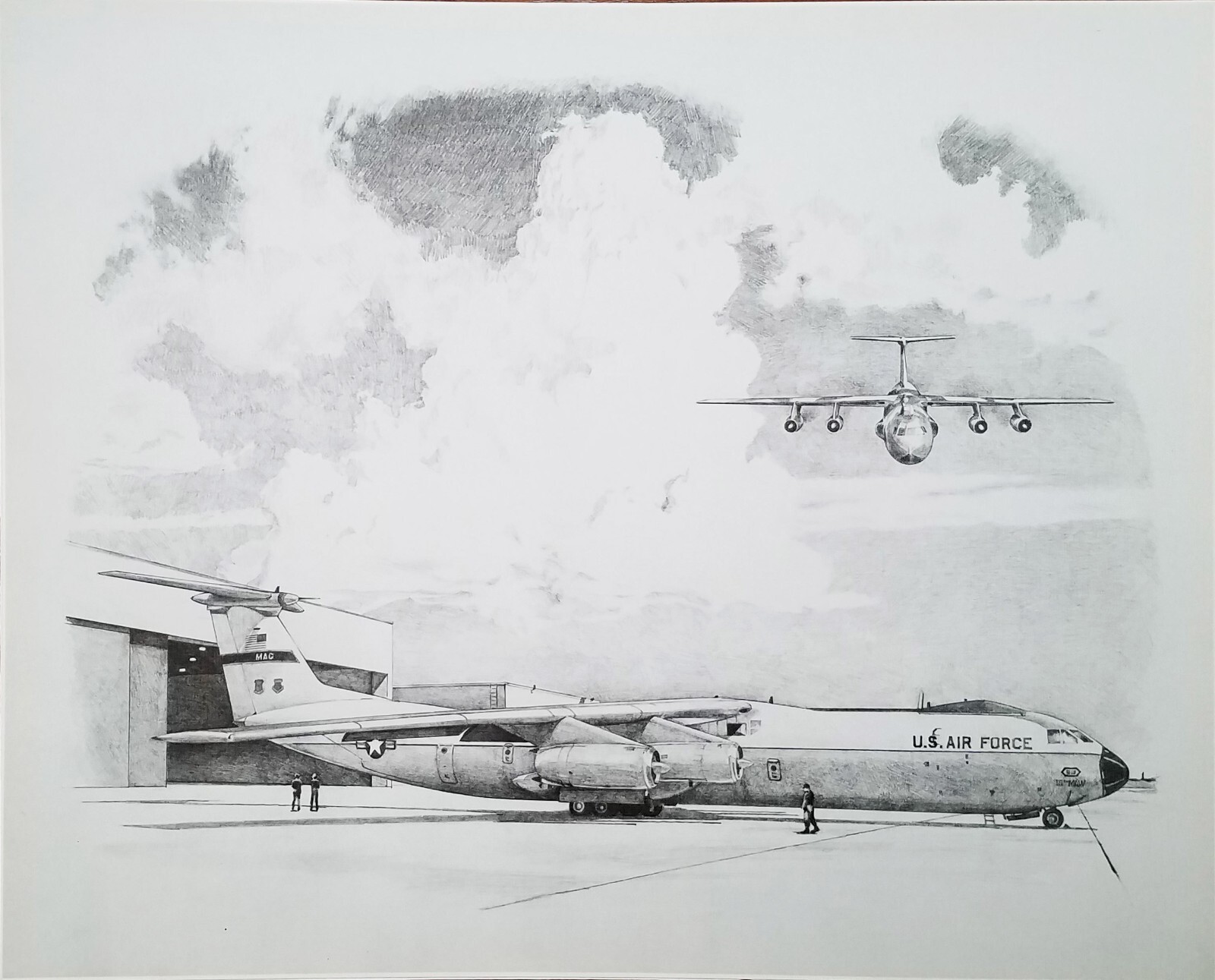 C-141B Starlifter On Ground + Hangar + Flight - Lockheed - 16