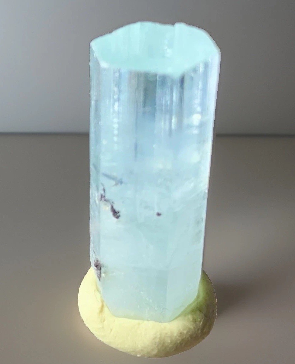 Beautiful Untreated Raw Aquamarine Crystal Natural Gemstone Grade Rough Specimen