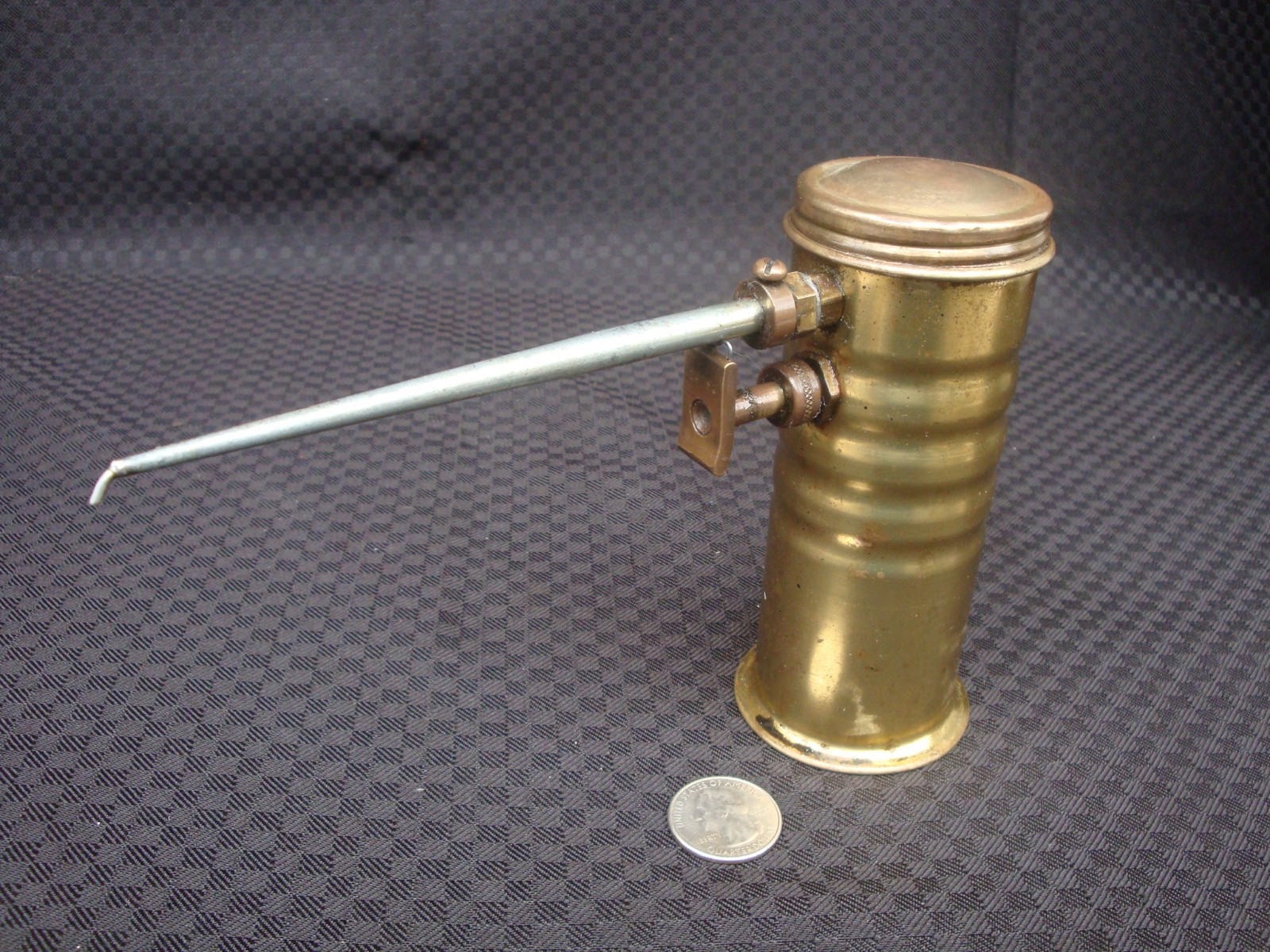 Vintage Early No.66 Eagle Brass Pump Oiler