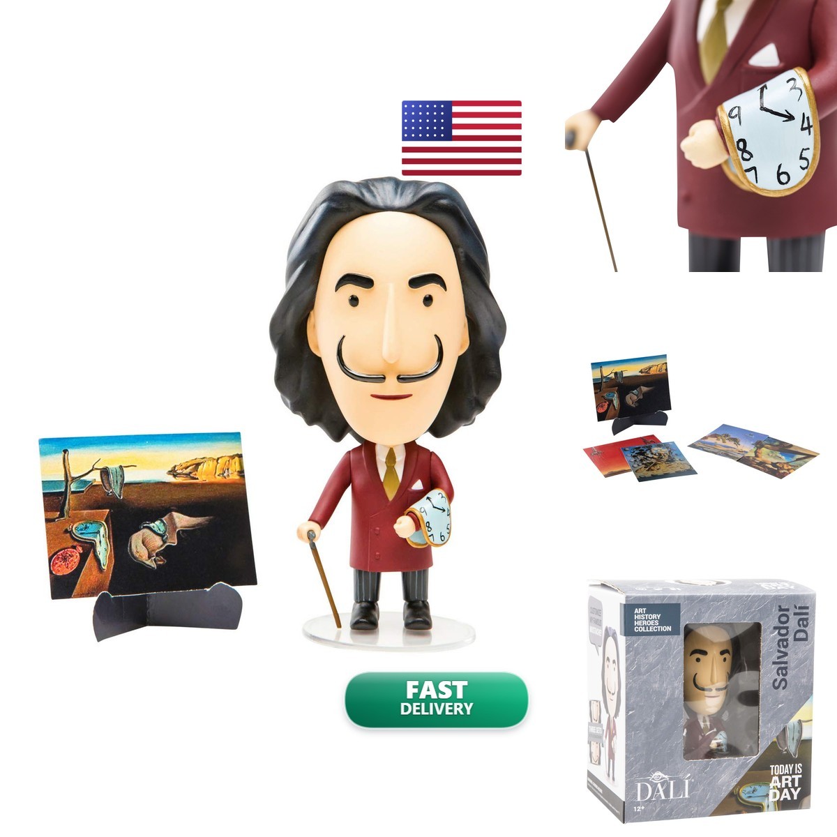 Today is Art Day Art History Heroes Collection Figurine Salvador Dali