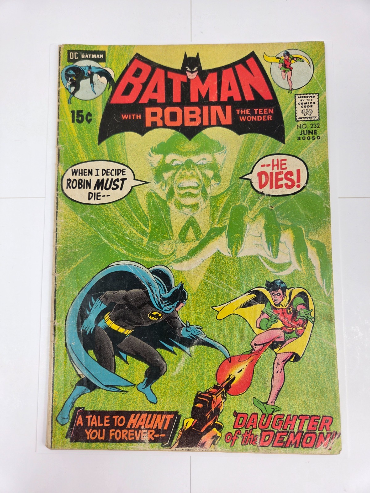 Batman #232 DC Comics 1971 - 1st Appearance of Ra\'s Al Ghul