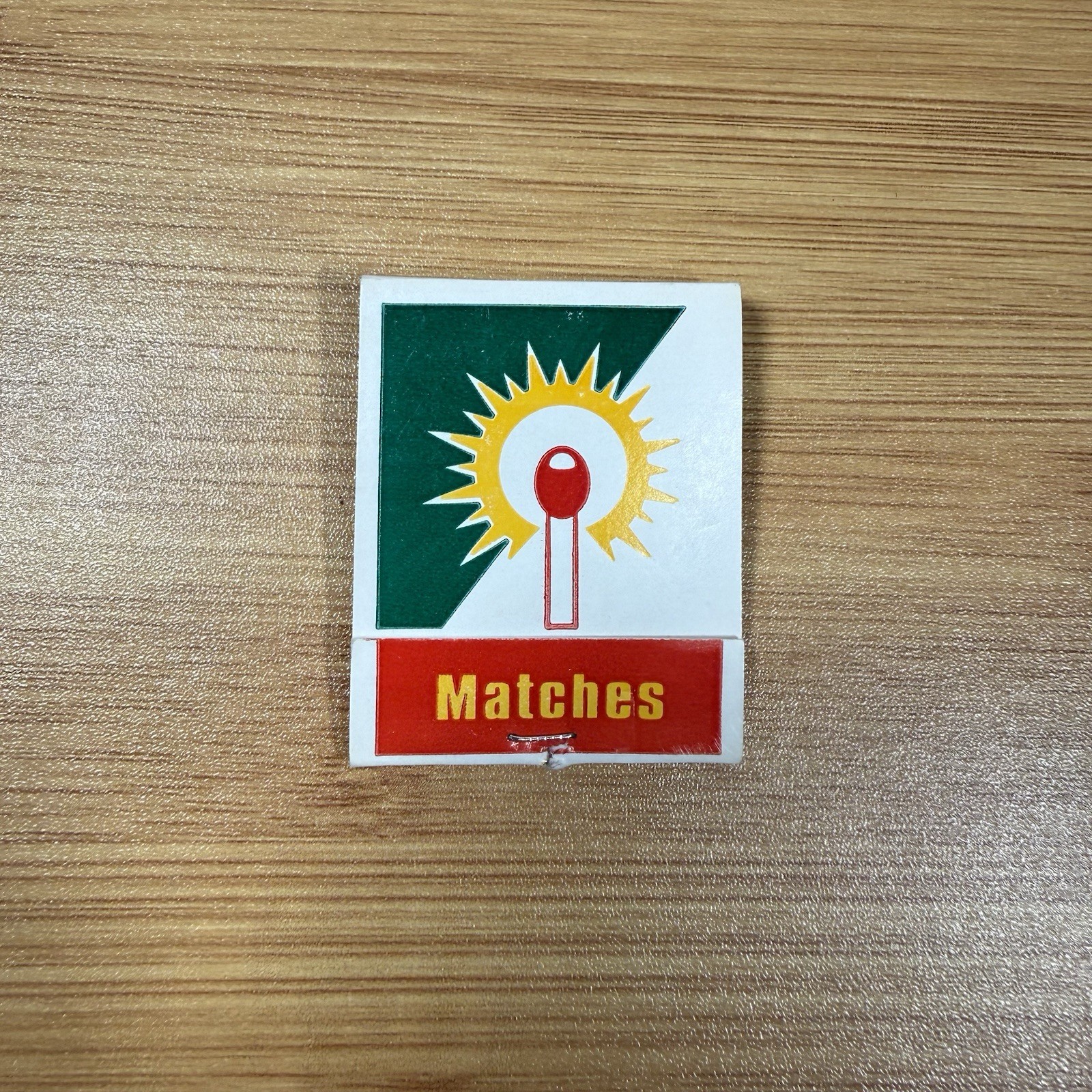 Vtg 7-Eleven Convenience Store Gas Station Matchbook Unstruck Full White Green