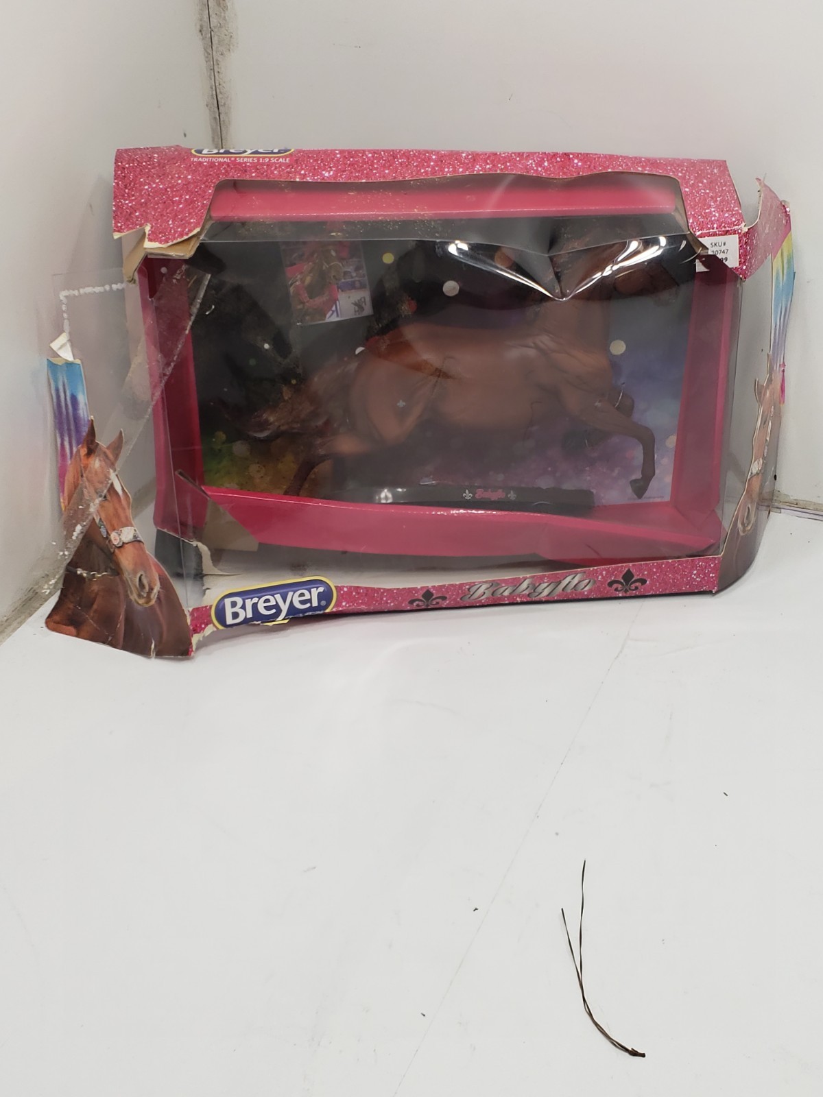Breyer 1760 Babyflo Barrel Racing Champion Fallon Taylor Horse w/ Damaged Box