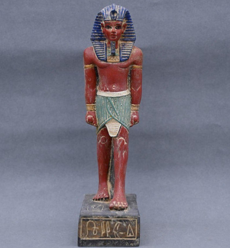 Authentic Ancient Egyptian Antique Rare King Ramses Statue Figurine BC