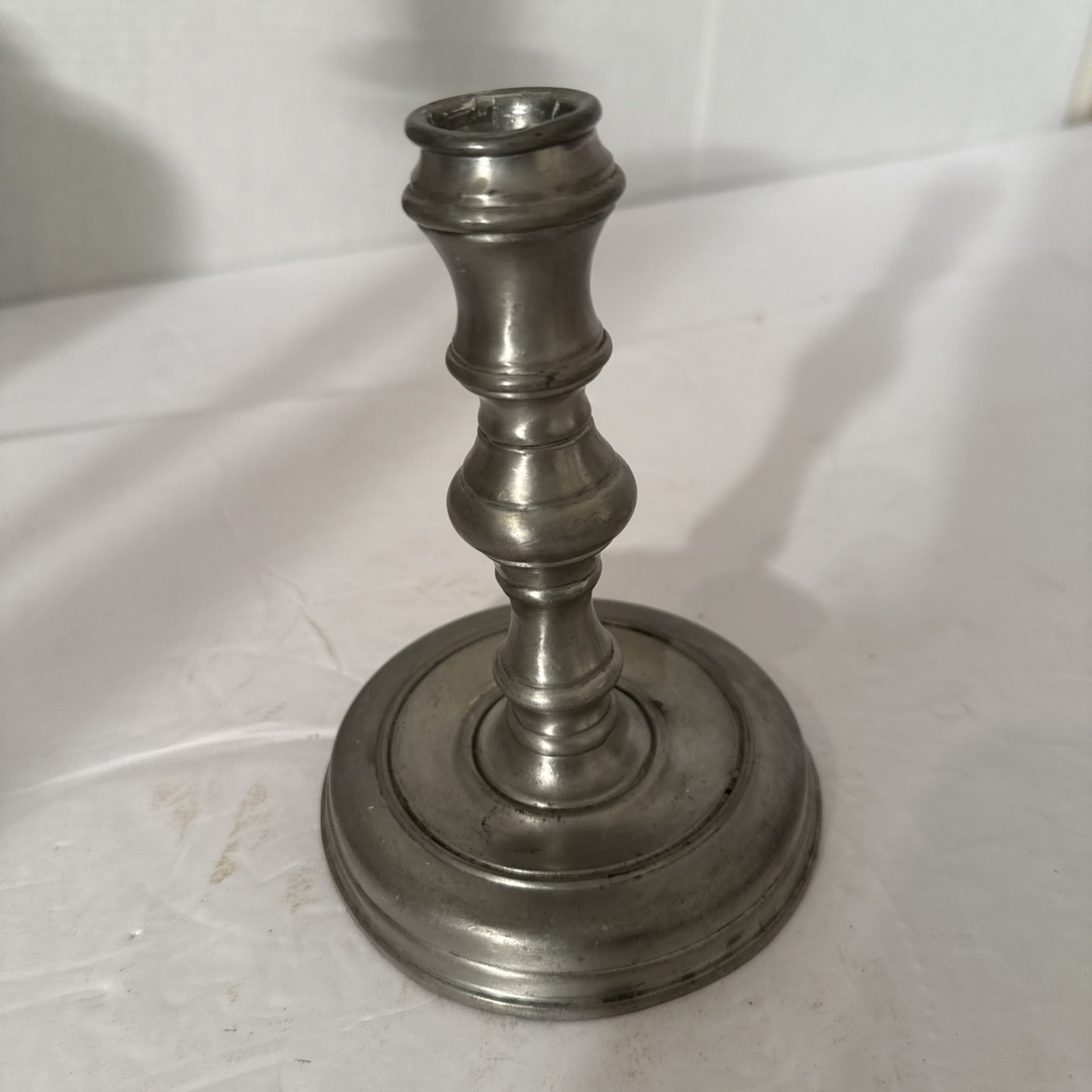 Vintage  Towle Newburyport Pewter Candlestick Holder Colonial 5.75”