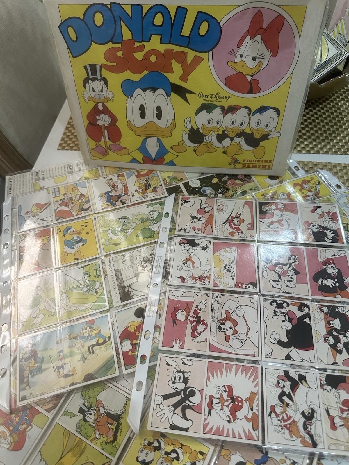 Rare Minty 1983 Complete 360 Stickers Album PANINI DONALD STORY Walt Disney