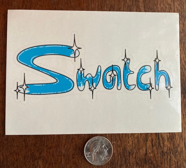 Swatch Watch Co. STICKER - for Collector - Wristwatch - Retro - Swiss