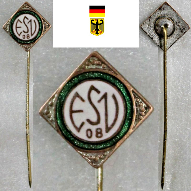 Football football badge of honour * silver DFB Gelsenkirchen BZL * ERLER SV 08 e.V.