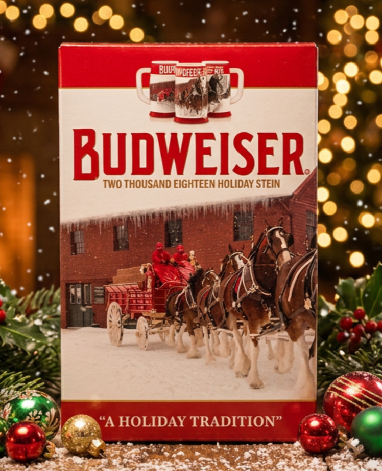 2018 Budweiser Holiday Beer Stein 39th Edition A Holiday Tradition New 2018 Budweiser Holiday Beer Stein 39th Edition A Holiday Tradition New