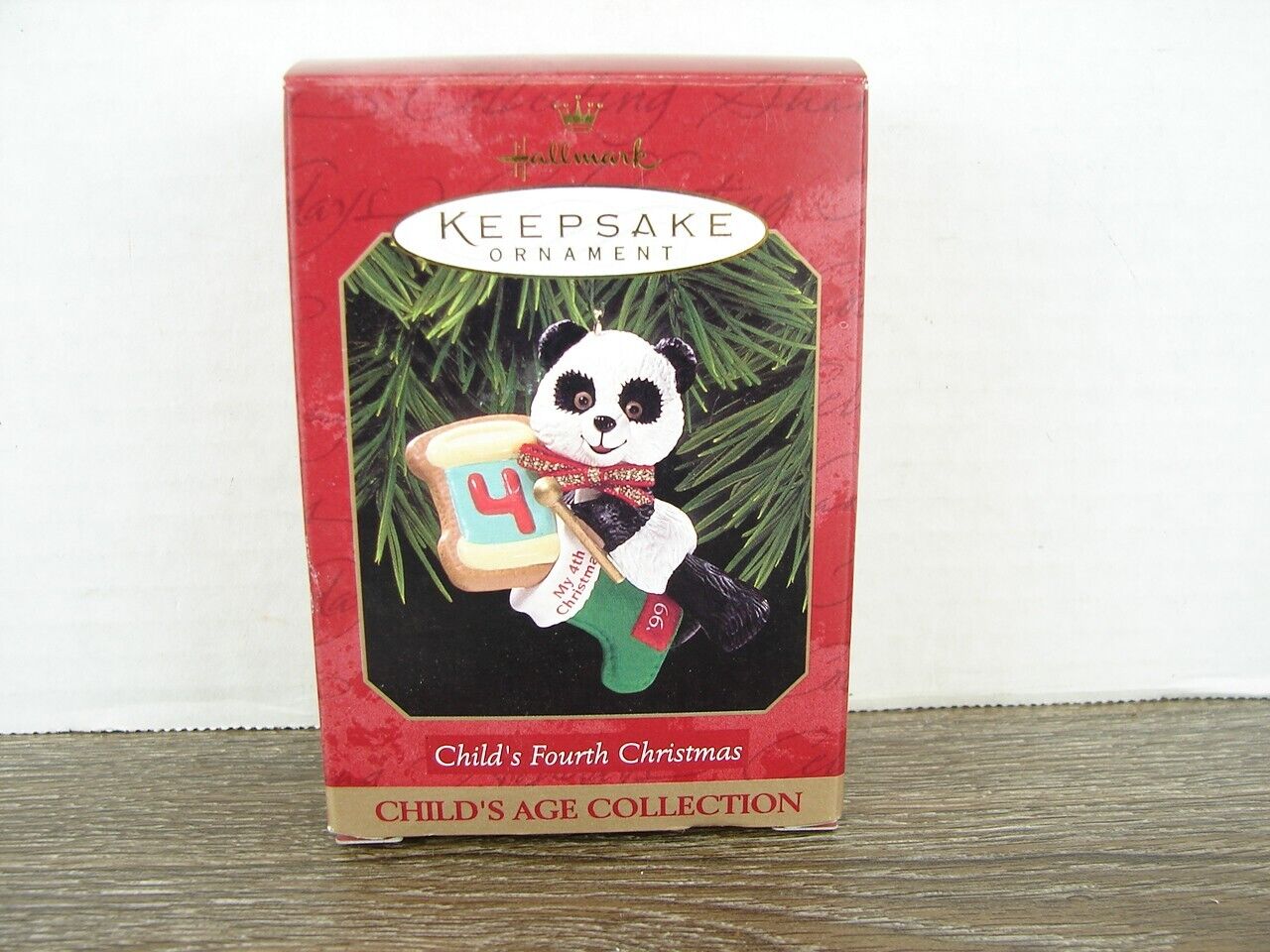Hallmark Ornament 1999 Child\'s 4th Christmas Keepsake Collectible Fourth
