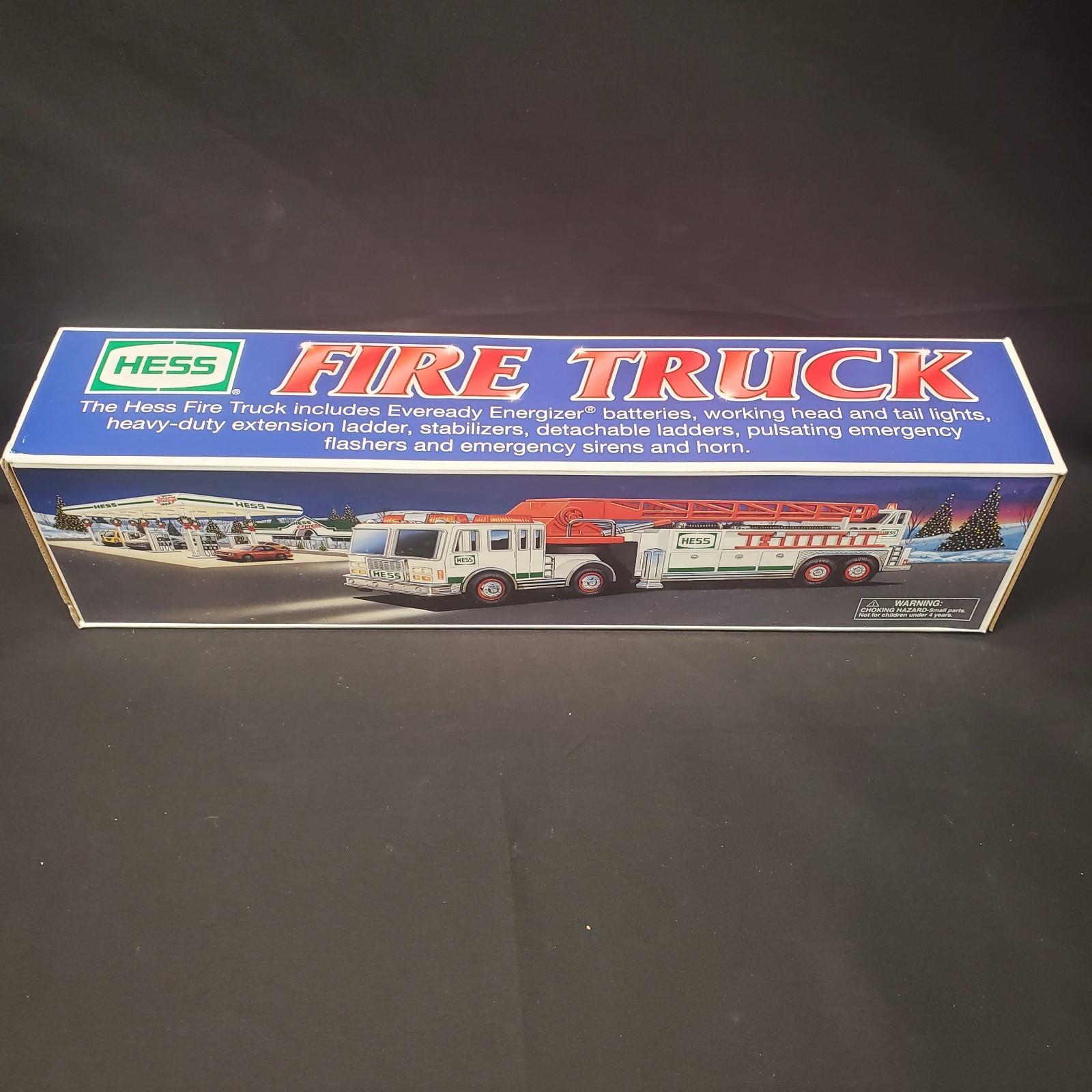 Vintage 2000 Hess Fire Truck New In Box NIB Toy Emergency Ladder Truck Gas Oil