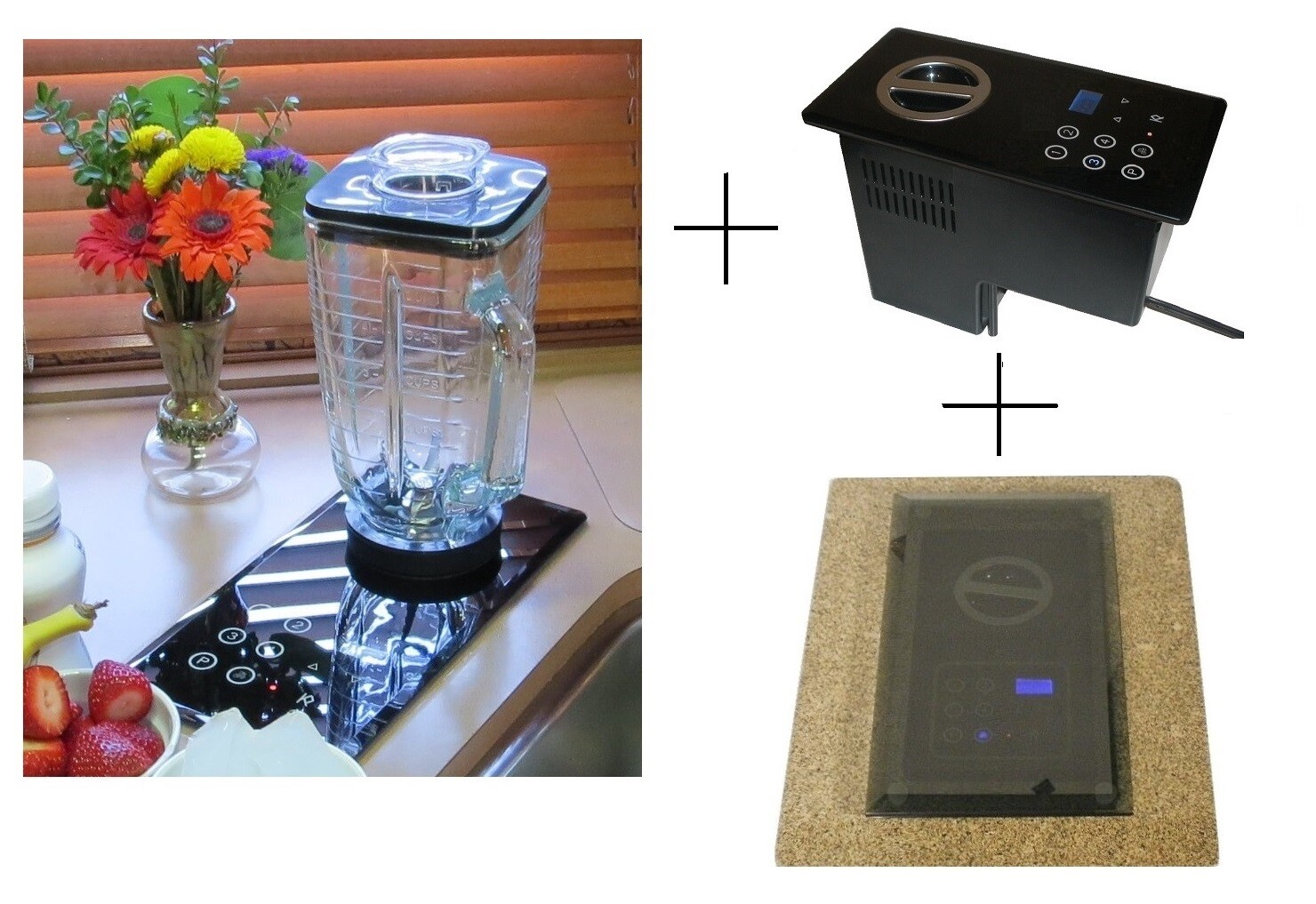 In-Built in-counter blender (Food Center) w/1000W Drop in under counter Motor In-Built in-counter blender (Food Center) w/1000W Drop in under counter Motor
