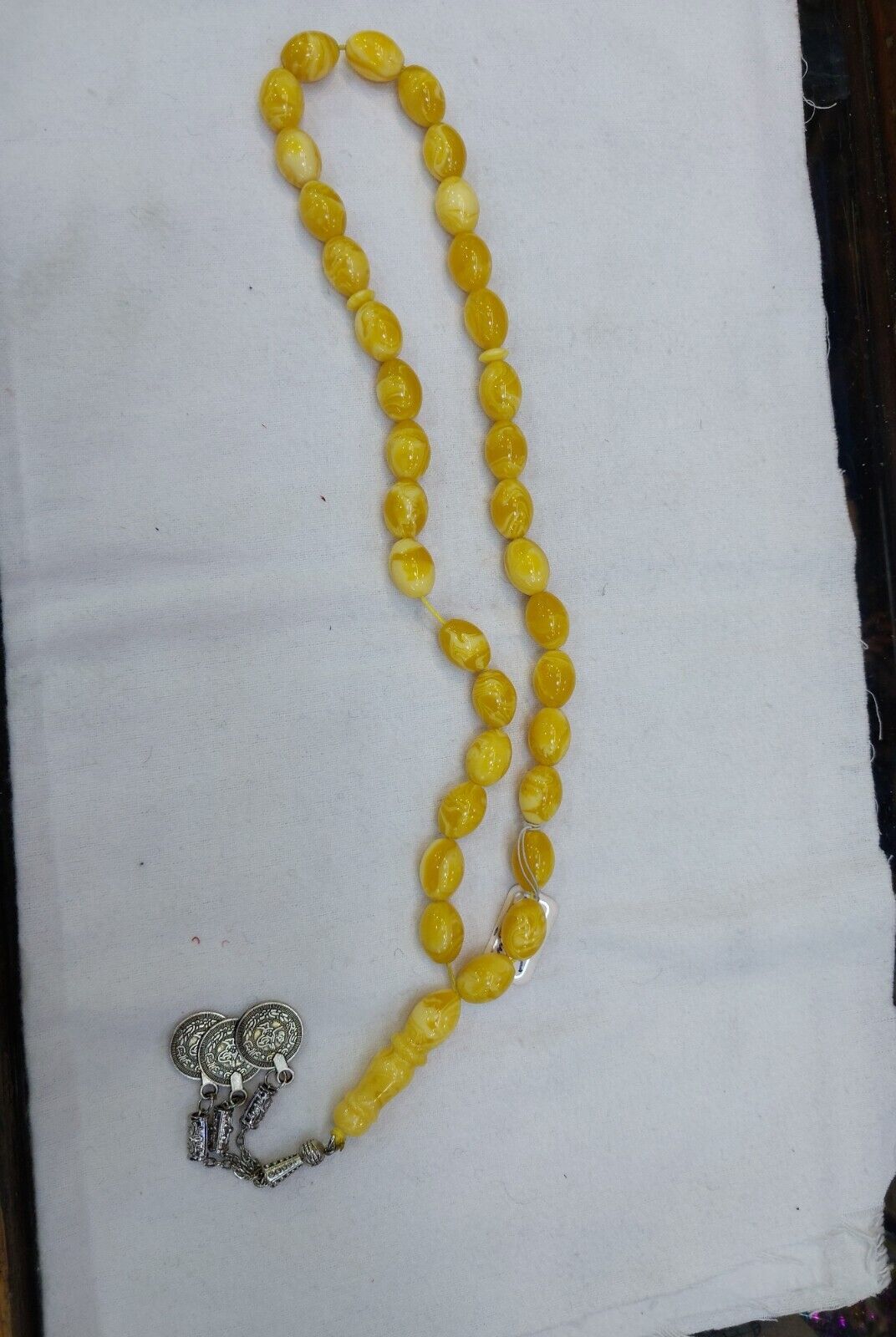 Polish Amber misky Tesbih Misbaha Prayer Beads Handcrafted سبحة كهرمان بولوني