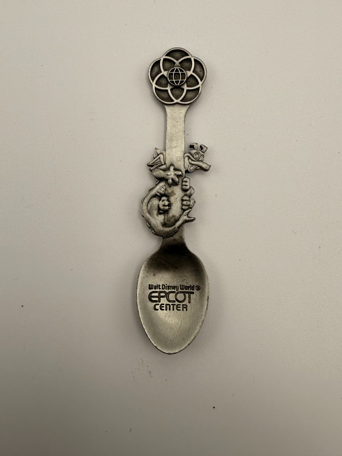 1982 Disney Vintage Souvenir Collectors Spoon - Epcot Center - Pewter