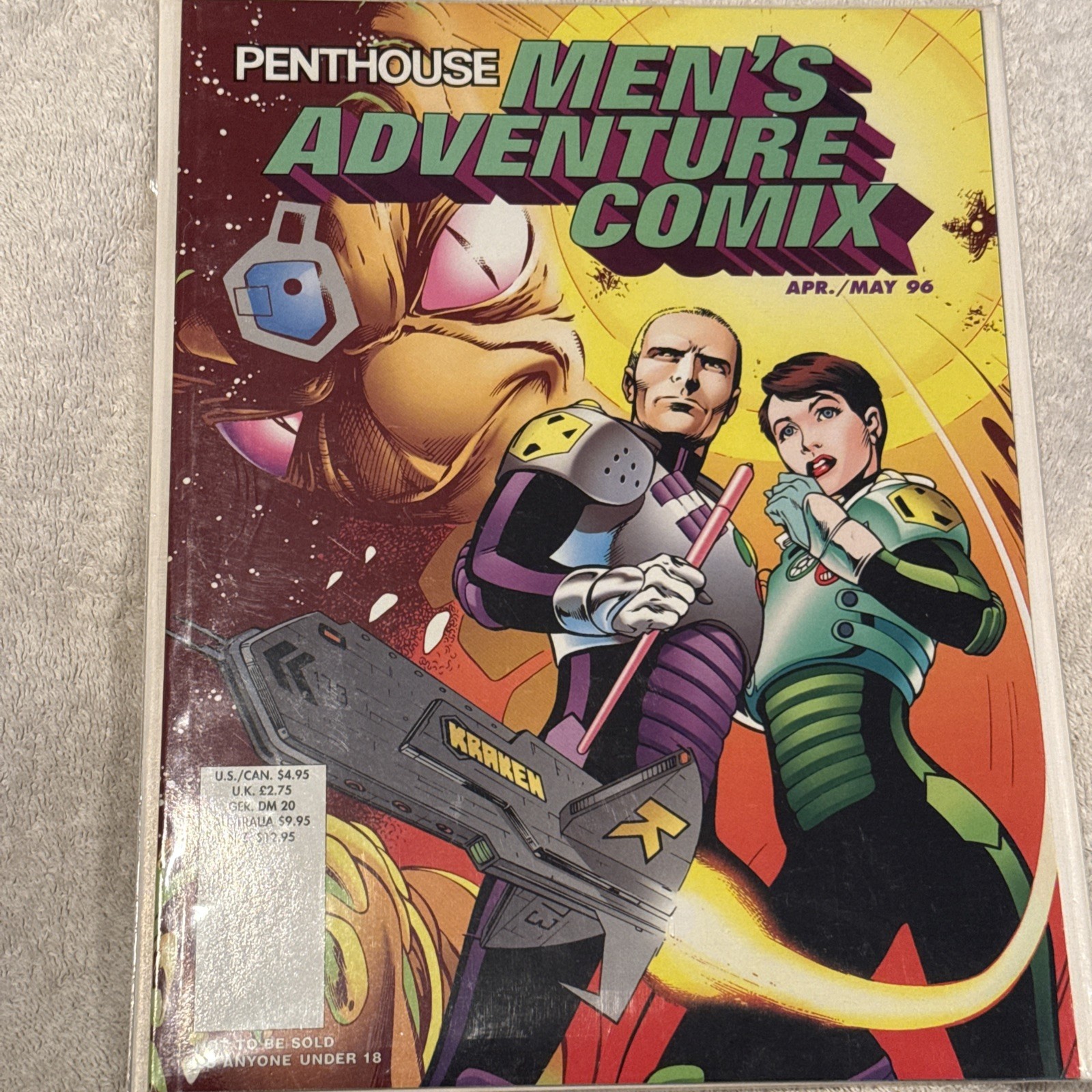 PENTHOUSE MEN’S ADVENTURE COMIX #7 APRIL / MAY 1996 BAGGED & BOARDED