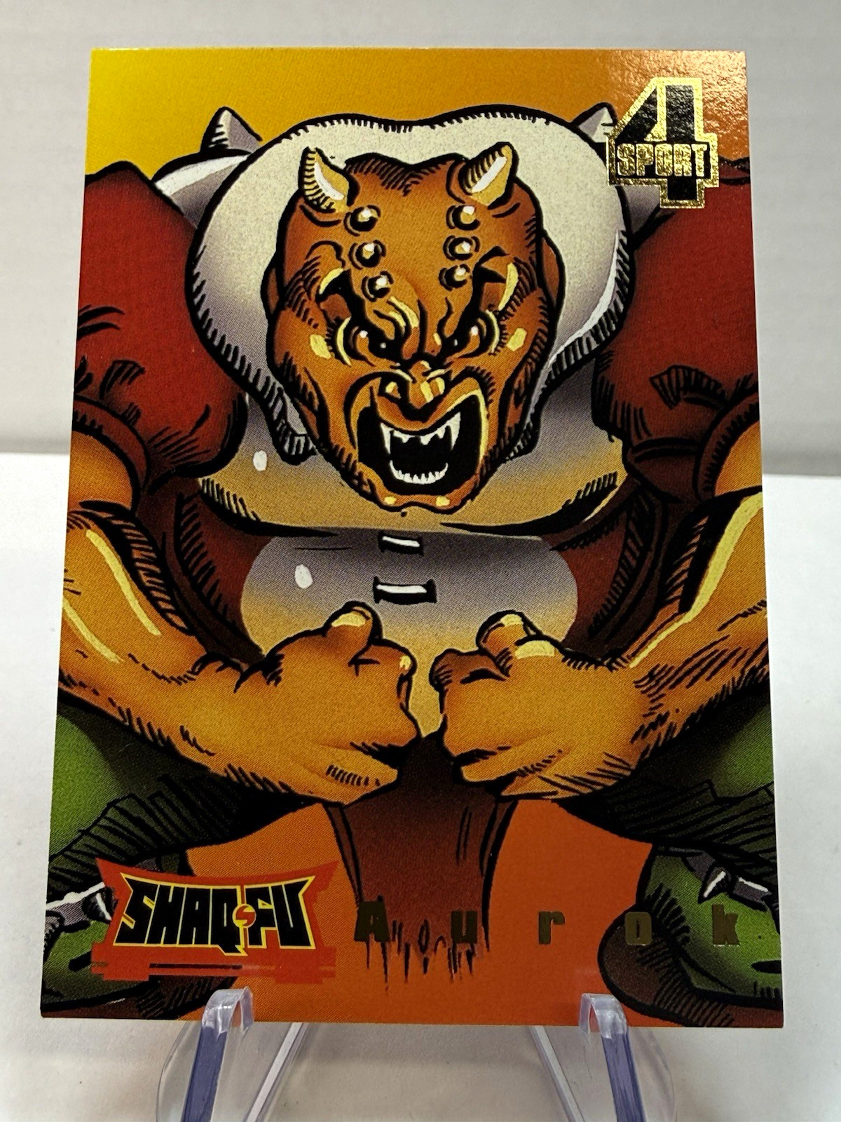 EA Sports 1994 Shaq Fu Base Set AuRok #SF-11 Non-Sport Trading Card