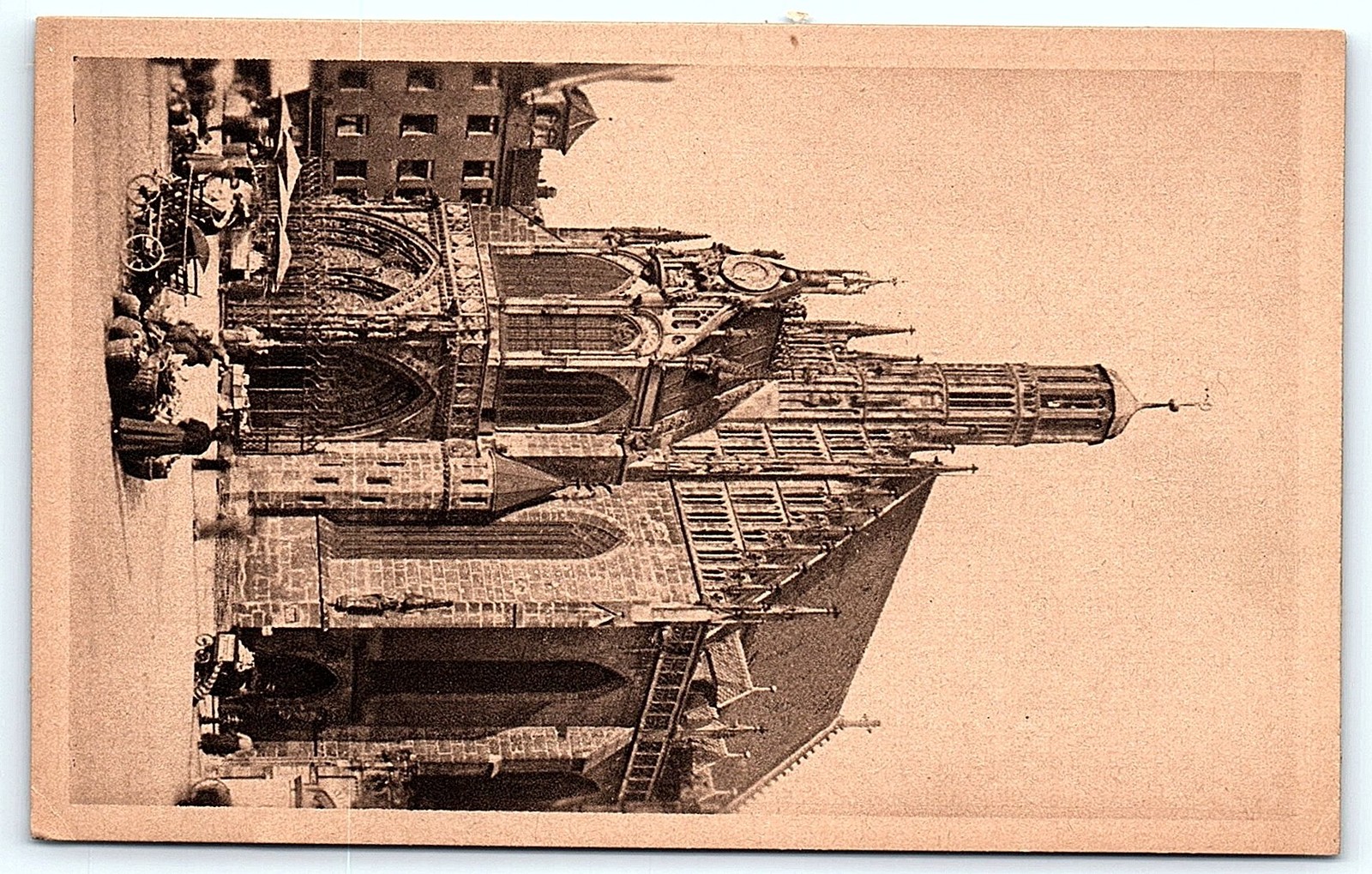 Vintage Postcard: Nürnberg Frauenkirche, Echt Kupfer-Tiefdru