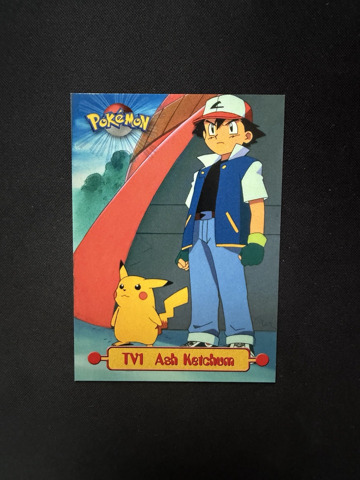 1999 Topps Pokemon TV Animation Edition Series 1 #TV1 Ash Ketchum
