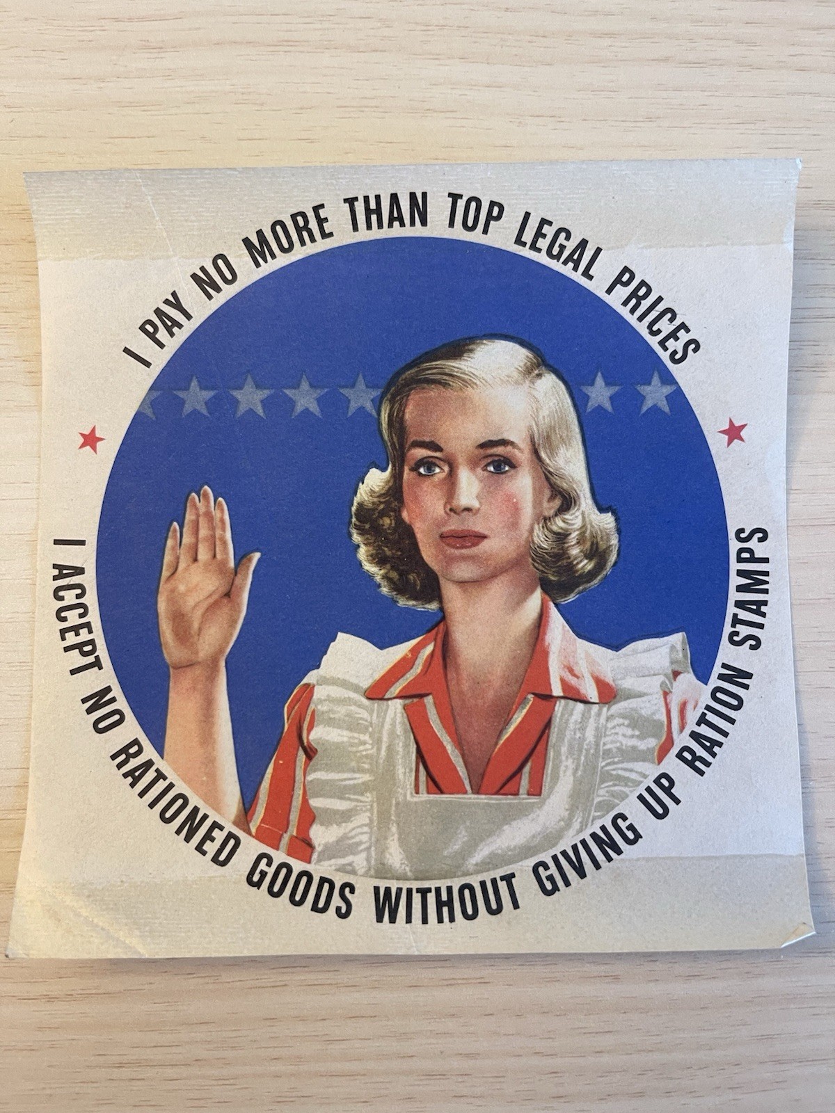 Make This Pledge - WW2 I Pay No More Than Top Legal Prices. I Accept No Rationed Make This Pledge - WW2 I Pay No More Than Top Legal Prices. I Accept No Rationed